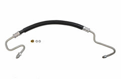 Sunsong 3401061 power steering hose front view, precise fit for Cadillac and GM trucks.