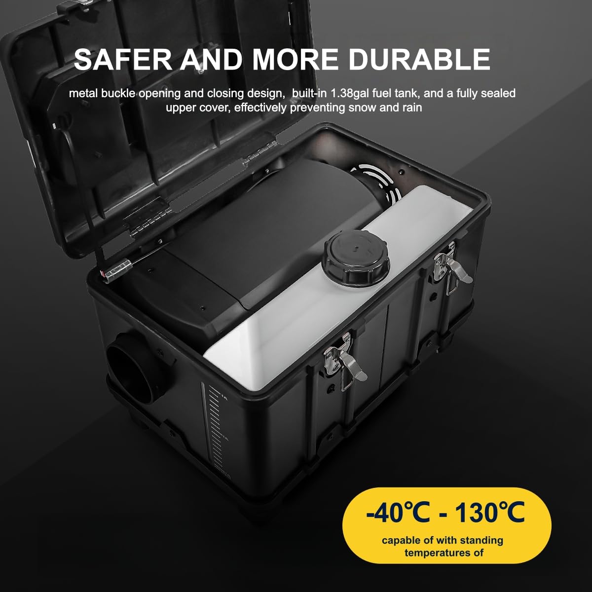 Sunster silent-pump ensures quiet operation during heating.