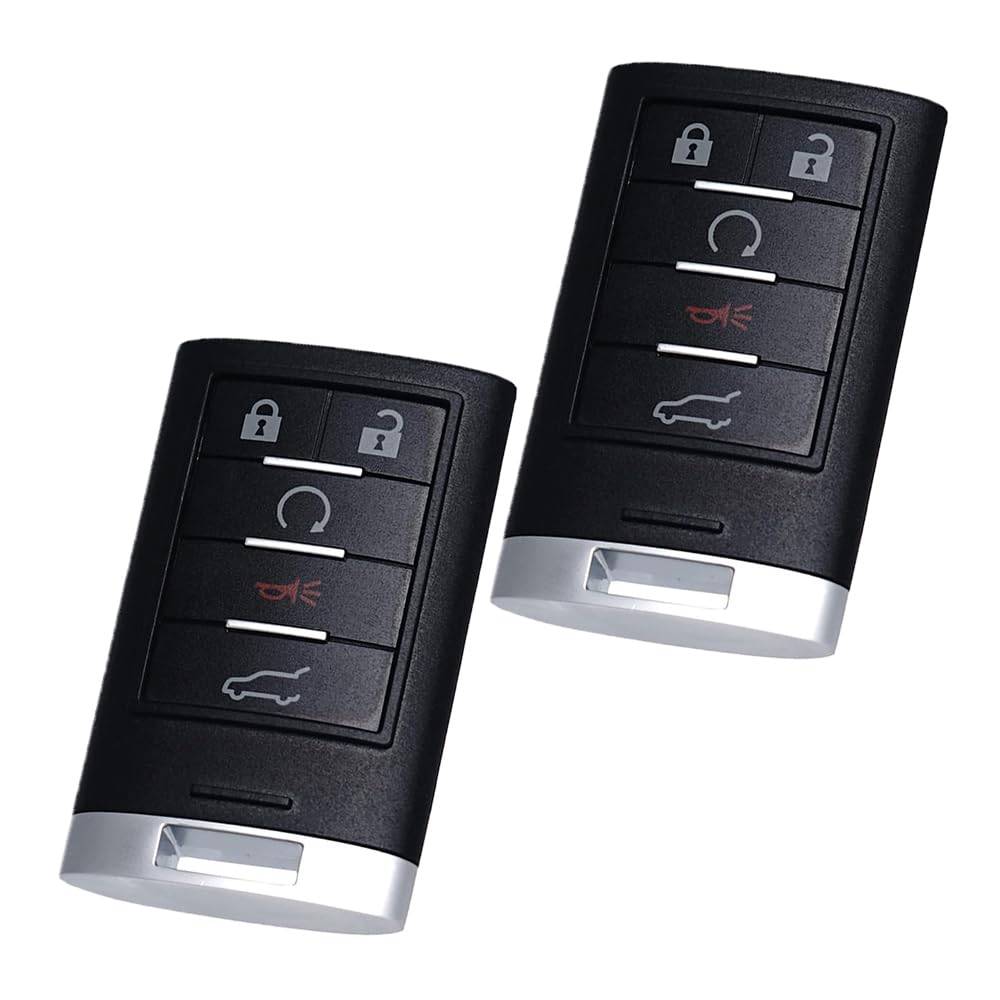 SUPALAND Cadillac SRX packaging contents with two remotes