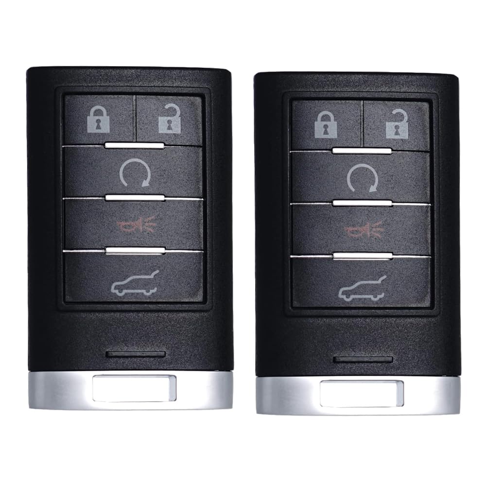 SUPALAND Cadillac SRX remote fob front view for easy grip and access