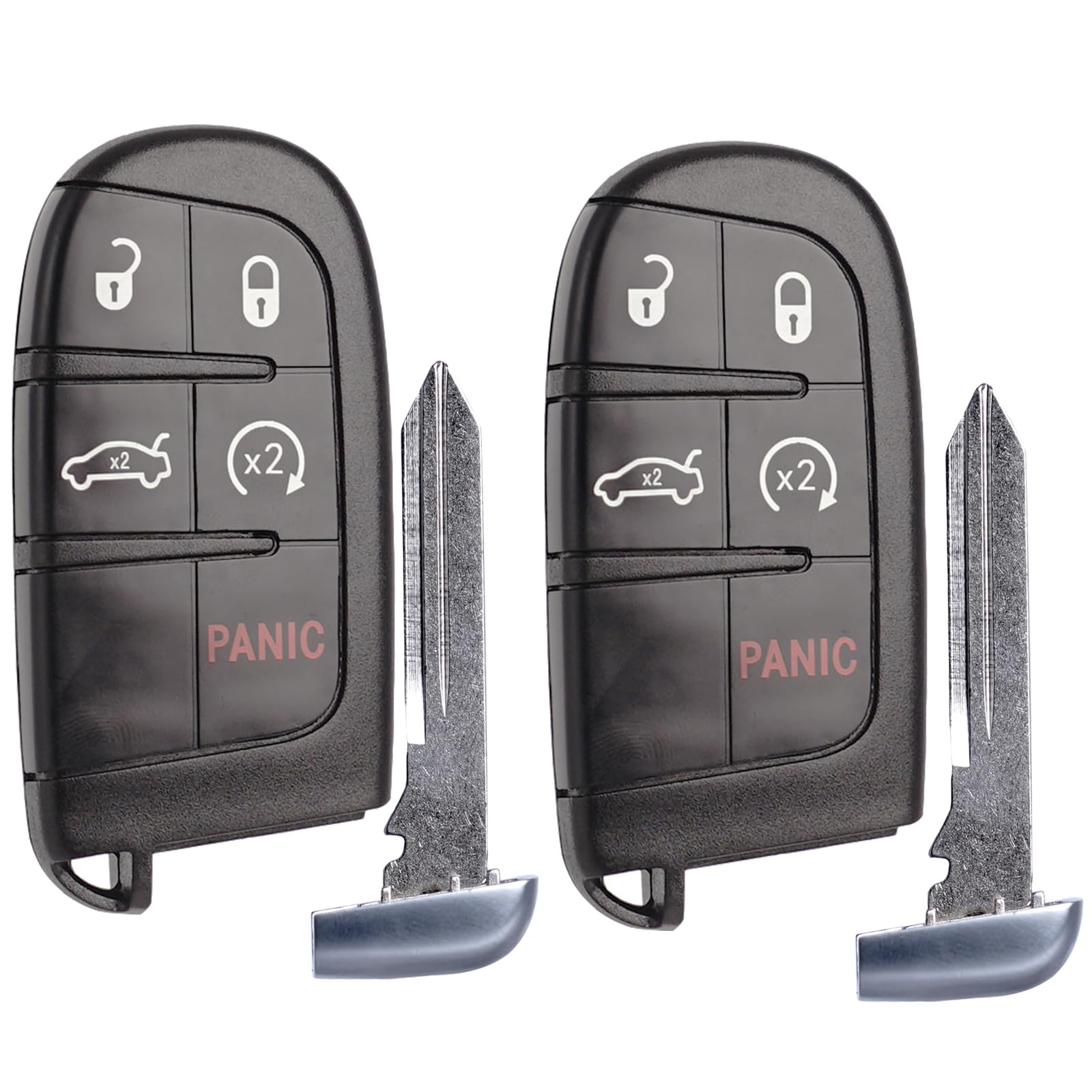 SUPALAND chrysler-dodge-fob-front ready-to-use remote for quick car access.