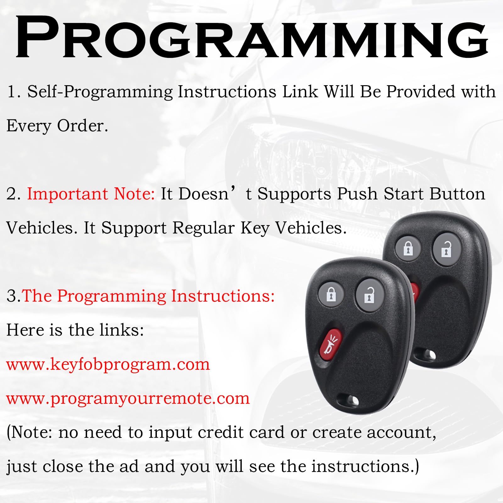 SUPALAND compatibility label showing vehicle list for fit checks.