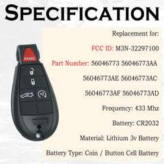 Supaland Dodge Dart remote side view demonstrates slim profile for pocket storage