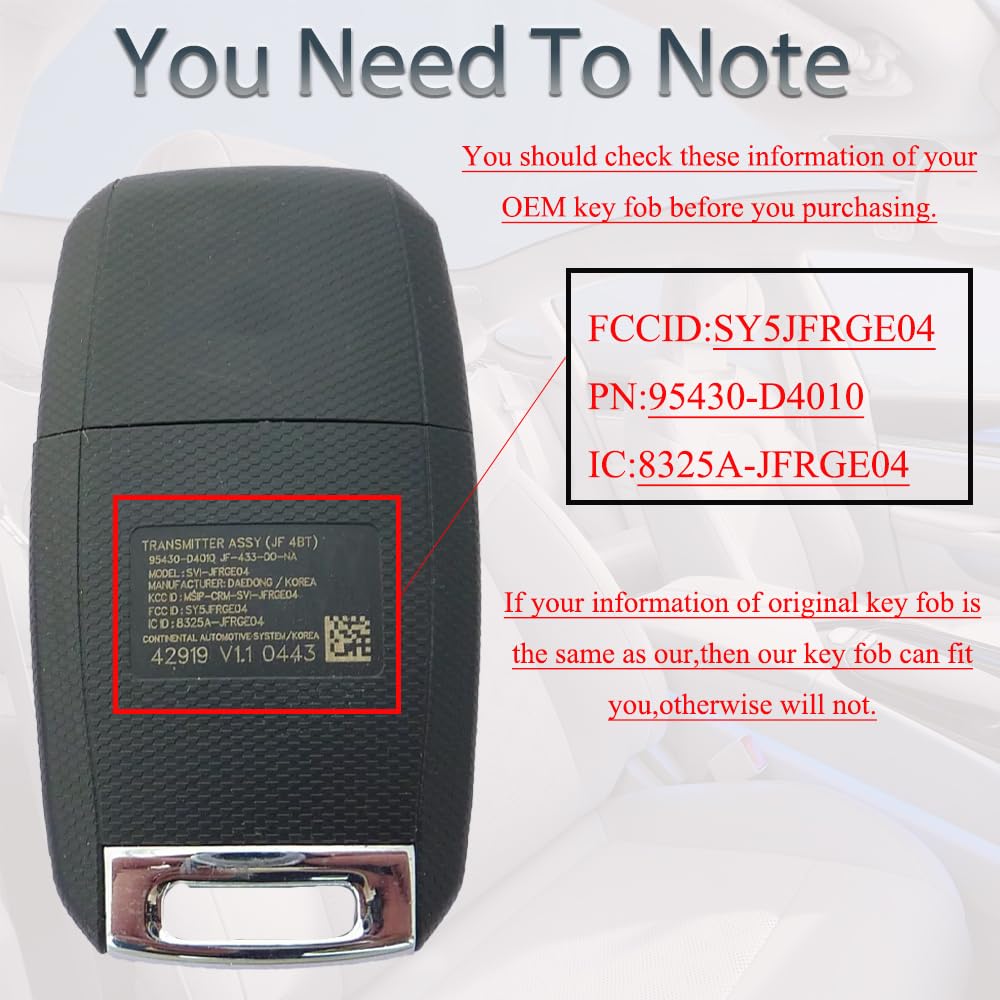 SUPALAND assembly-tested flip key fob ensures quality components.
