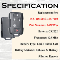 Supaland fob with battery preinstalled inside for quick replacement