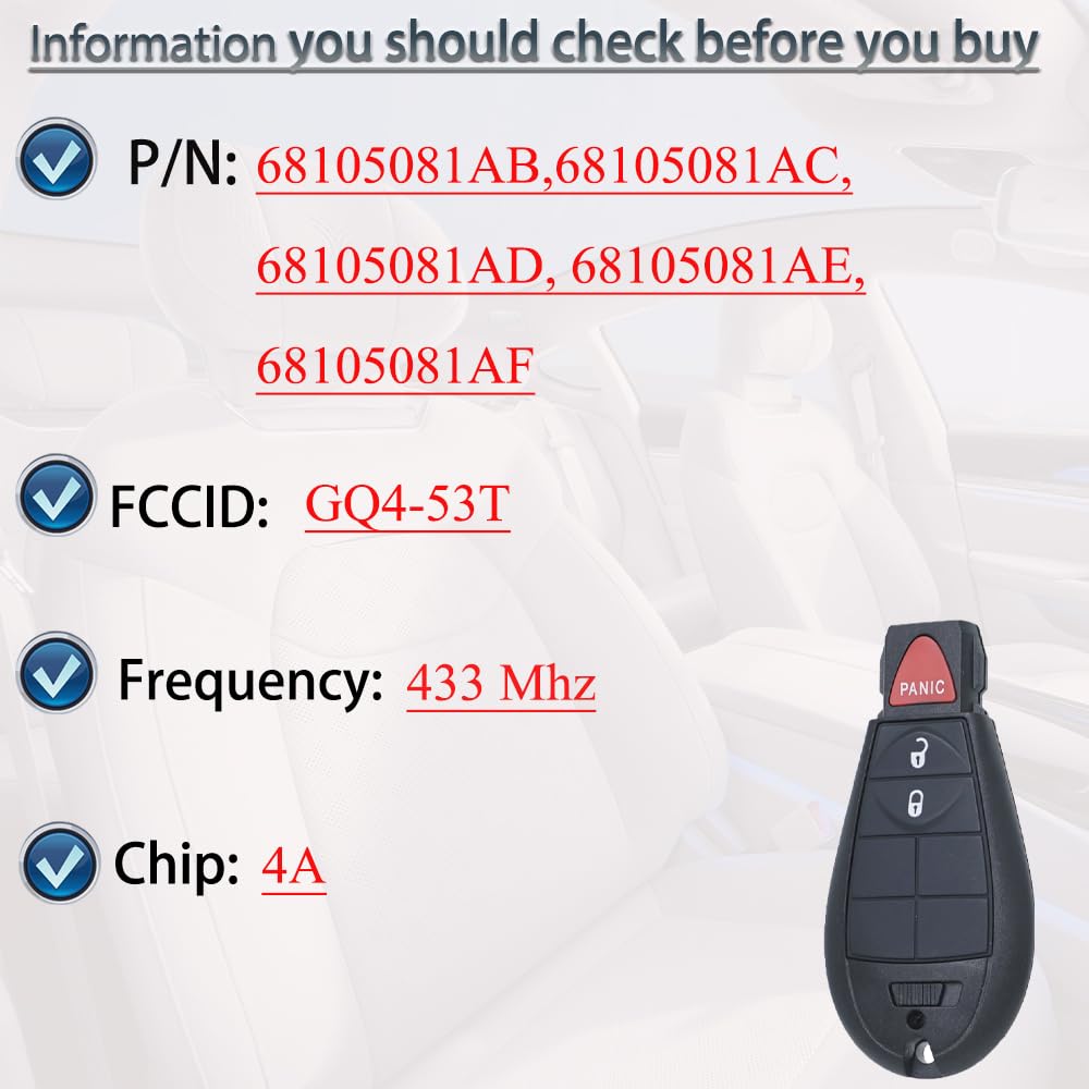 SUPALAND fobik-style remote with three-button layout for easy access.