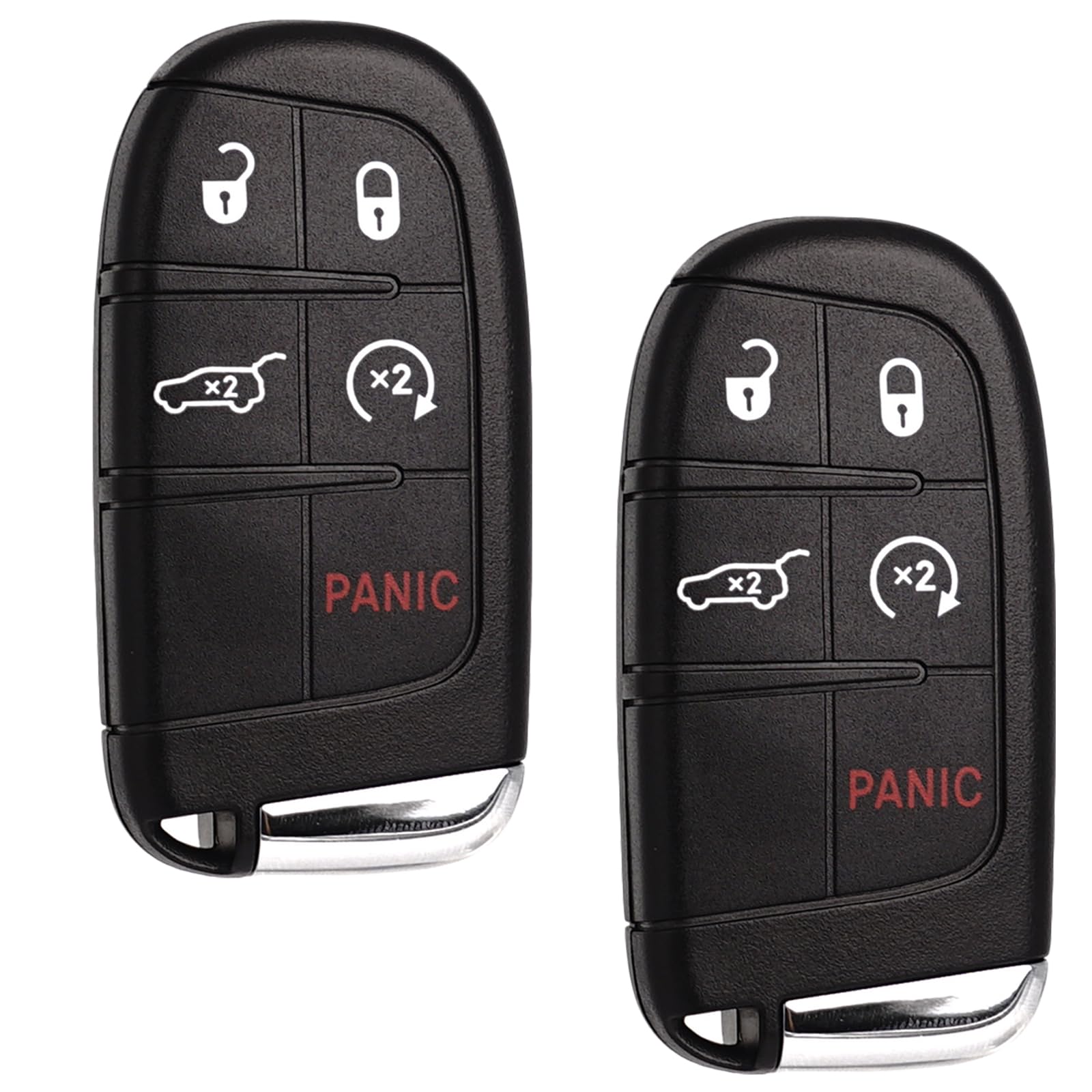 SUPALAND Jeep Grand Cherokee fob front view, ready-to-install replacement.