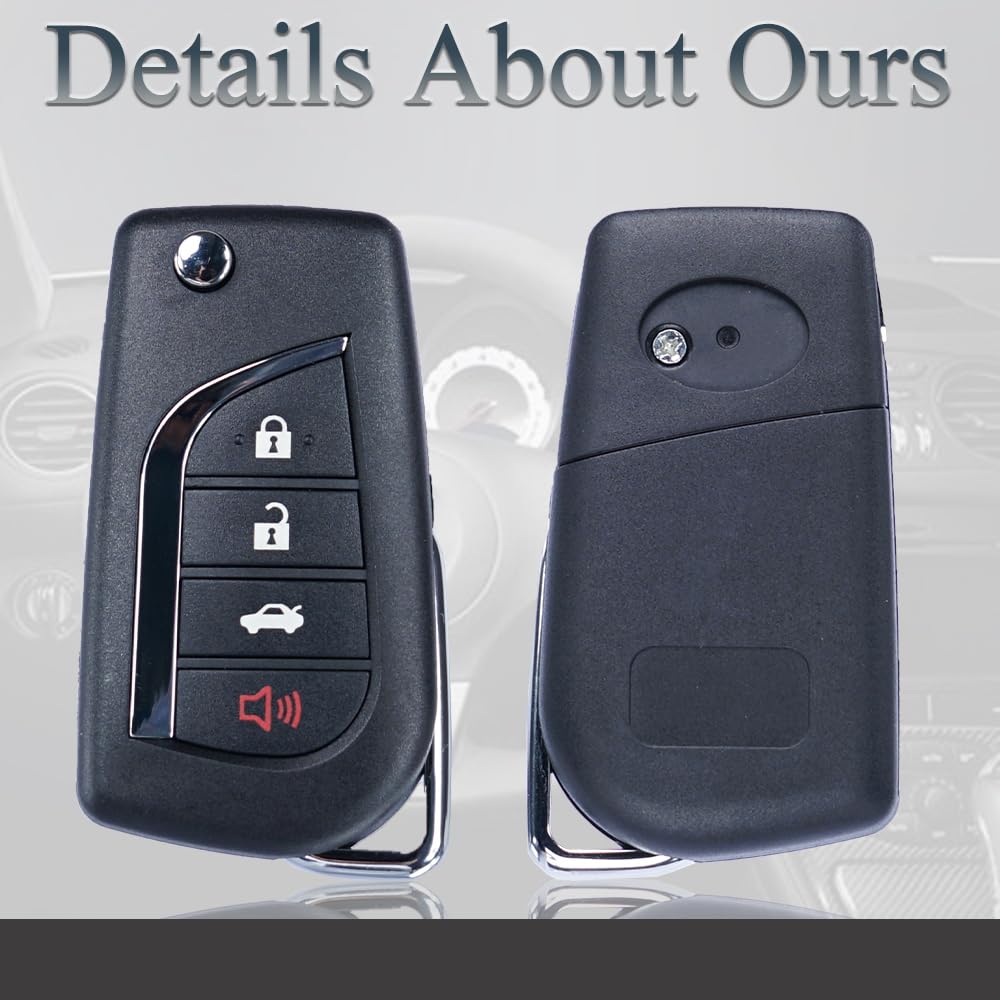 Supaland four-button remote fob held for entry.