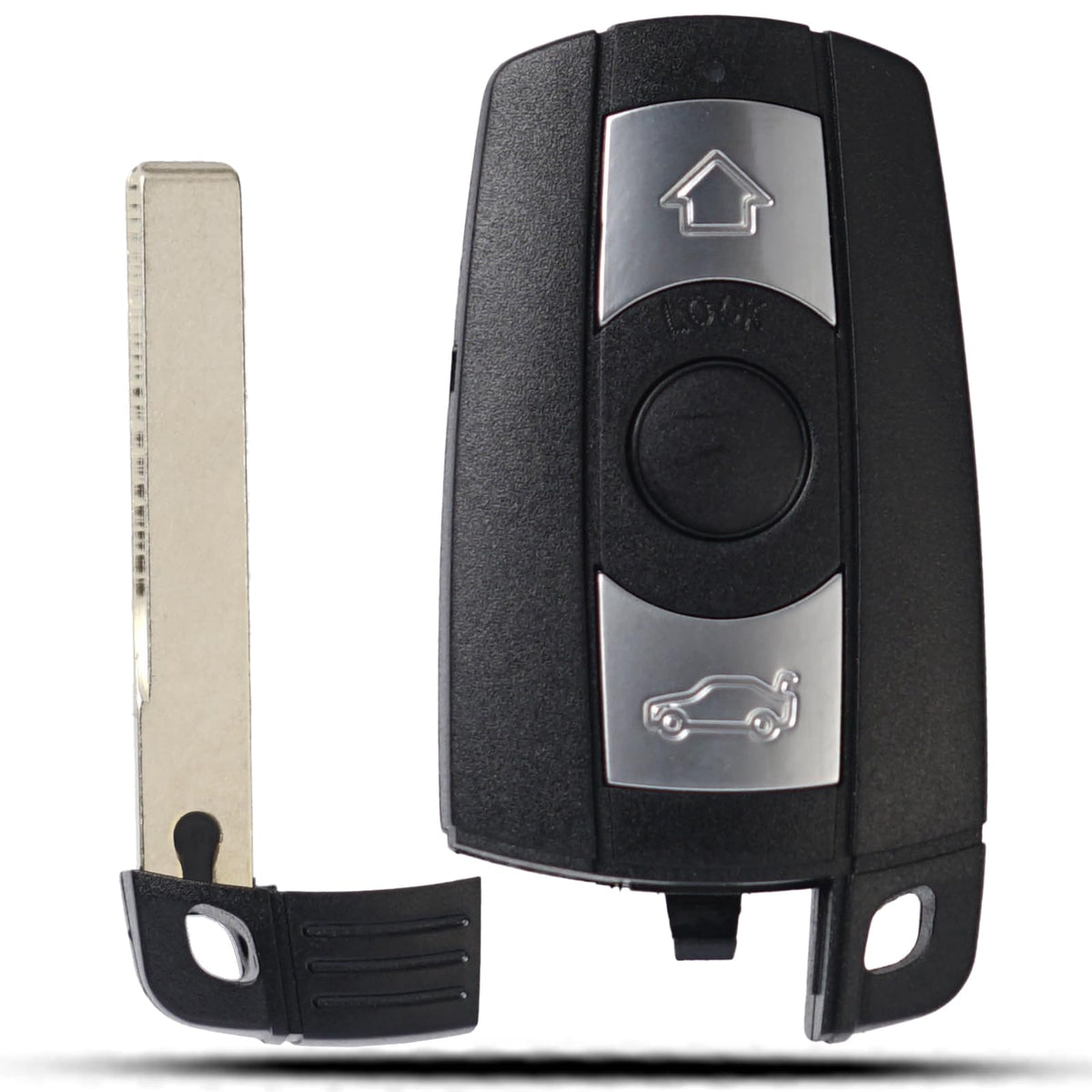 SUPALAND key fob for BMW, front view, ready for programming and pairing.