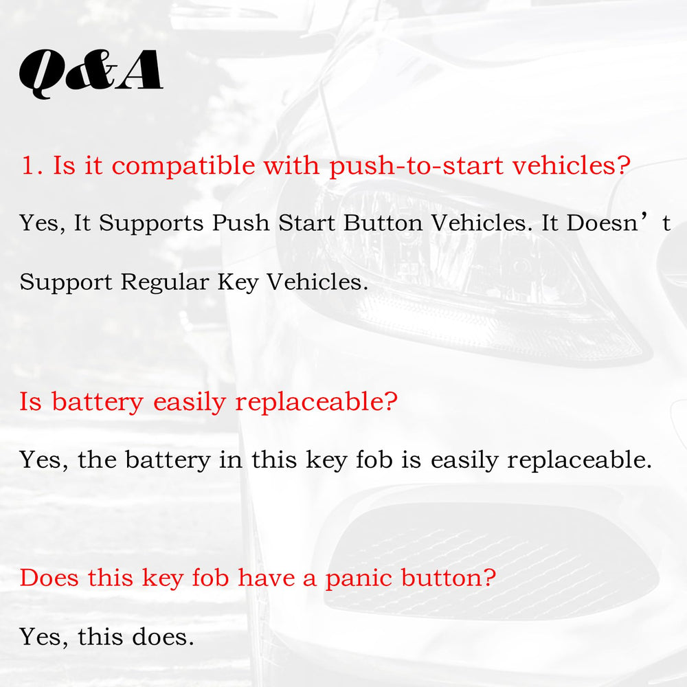 SUPALAND key fob for Chevrolet Equinox, back view, compact pocket-friendly design.