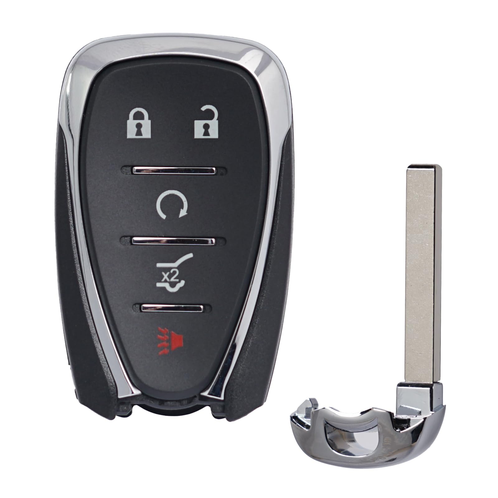 SUPALAND key fob for Chevrolet Equinox, front view, ready-to-program and reliable.