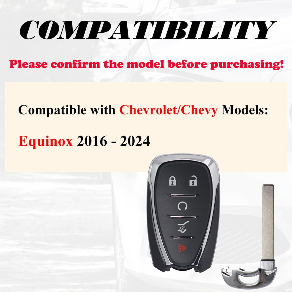 SUPALAND key fob for Chevrolet Equinox, keyless entry remote improves convenience.