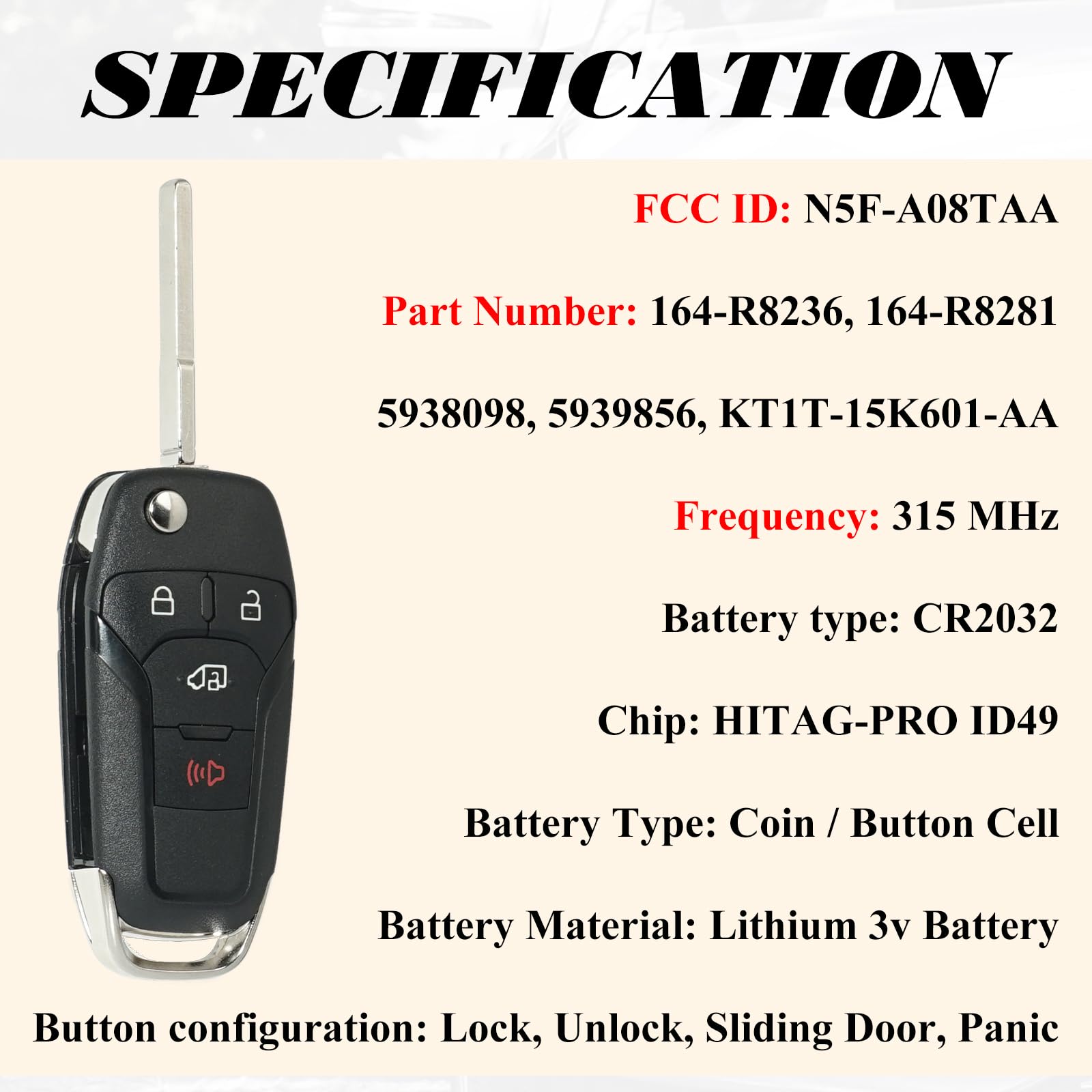 SUPALAND key fob programming instructions included for DIY setup.