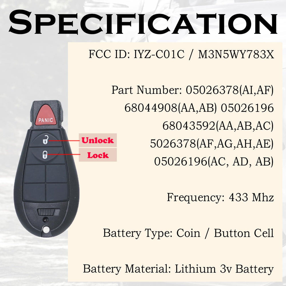 SUPALAND key fob package includes two remotes ready to program.