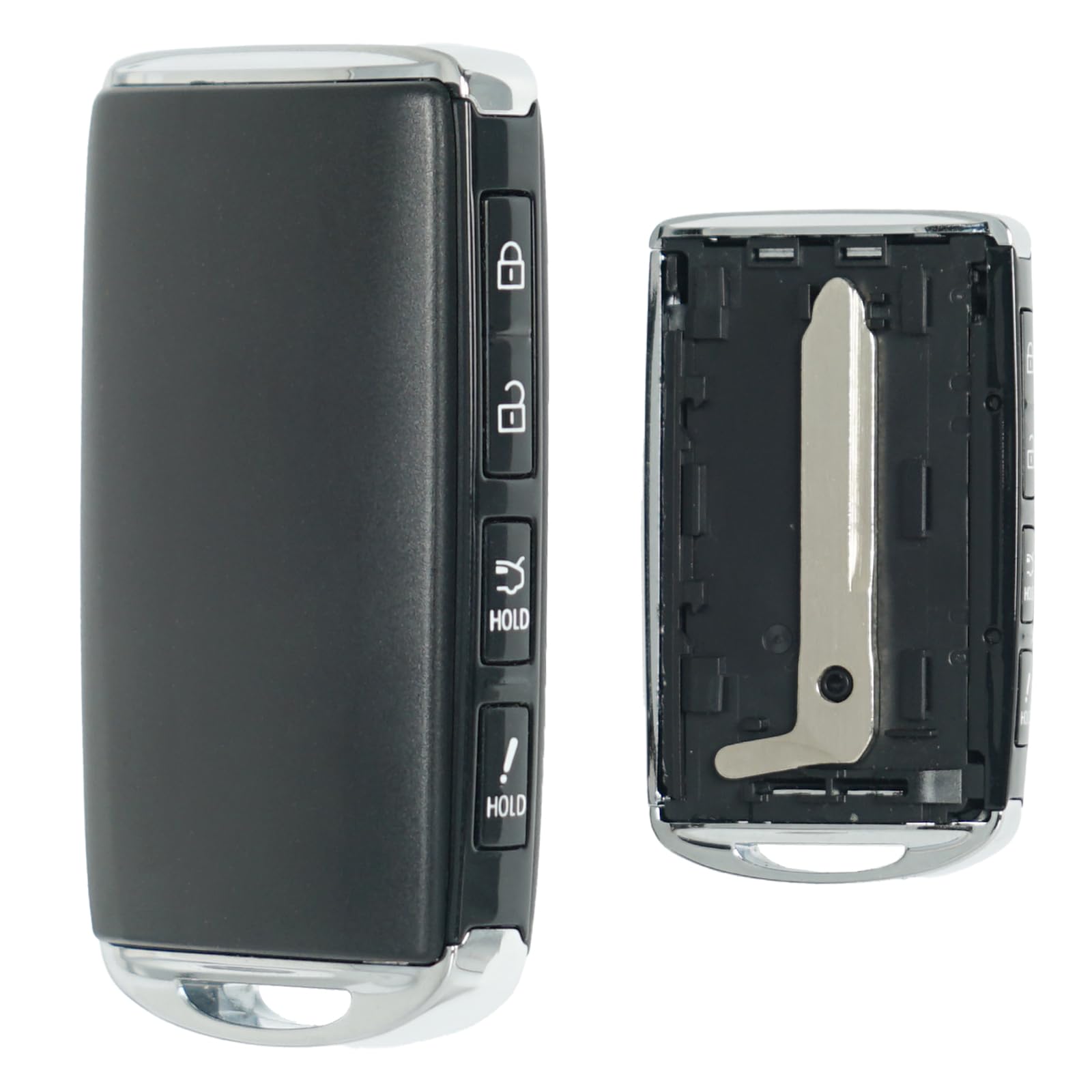 SUPALAND key fob shell for Mazda 3 with four-button layout, durable upgrade.