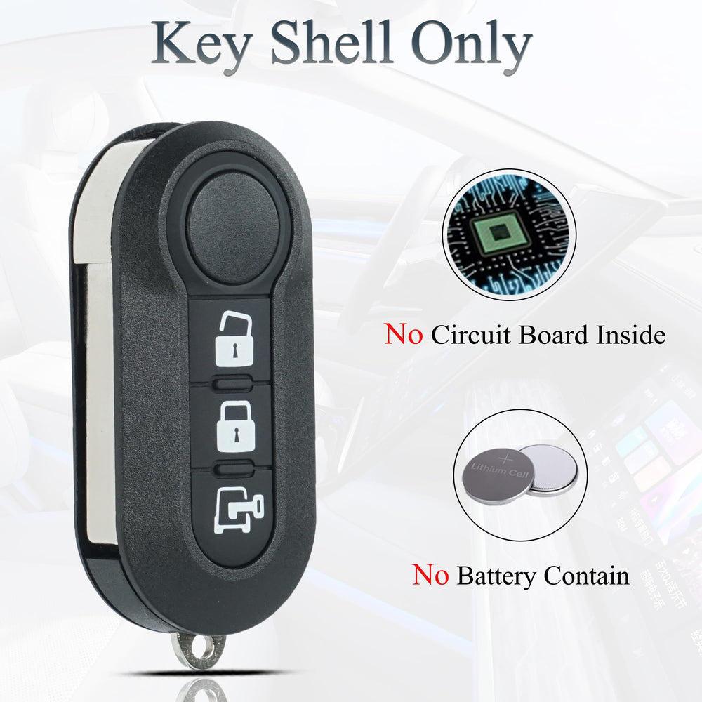SUPALAND key fob shell interior view shows space for circuit board