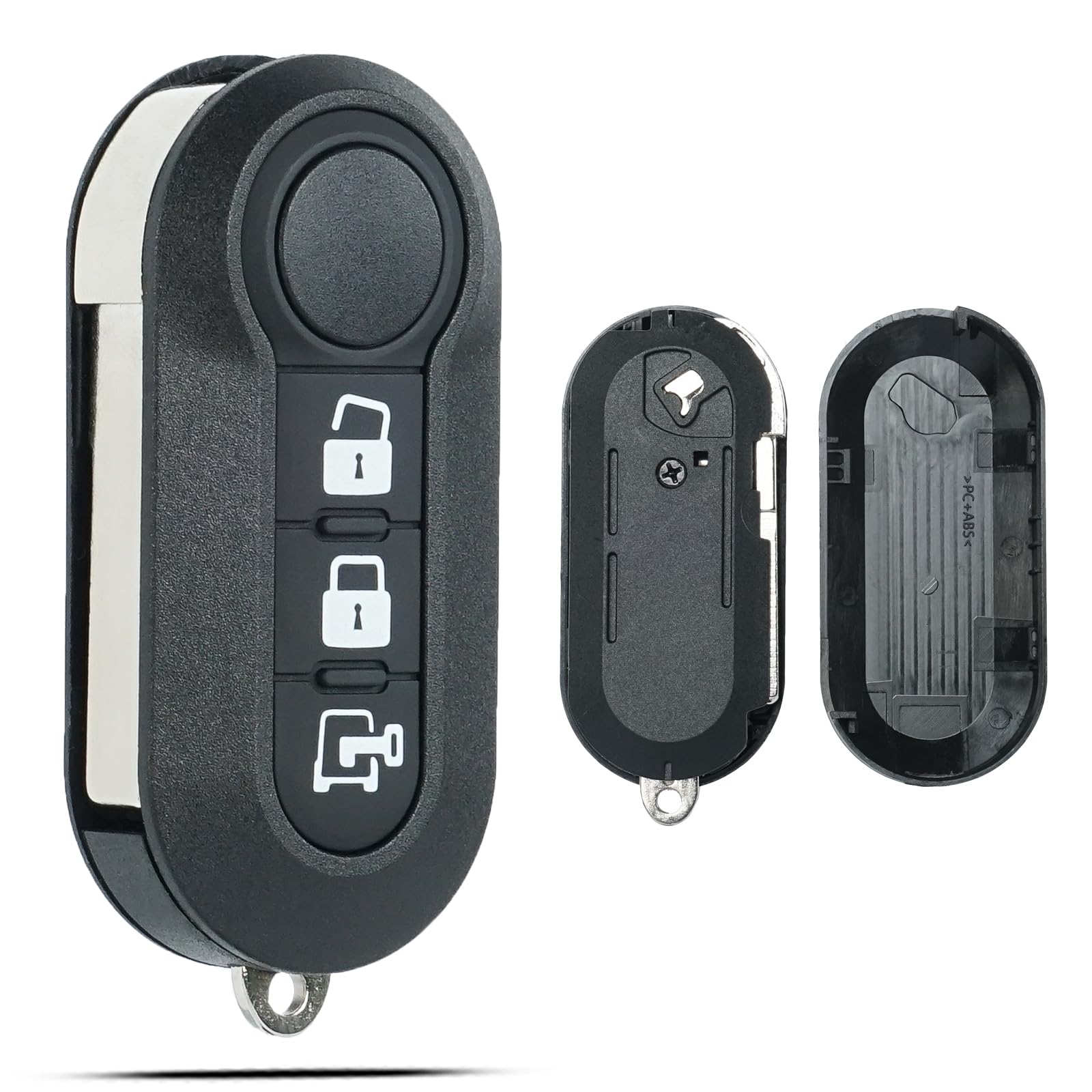 SUPALAND key fob shell open view for ProMaster remotes enables simple swap