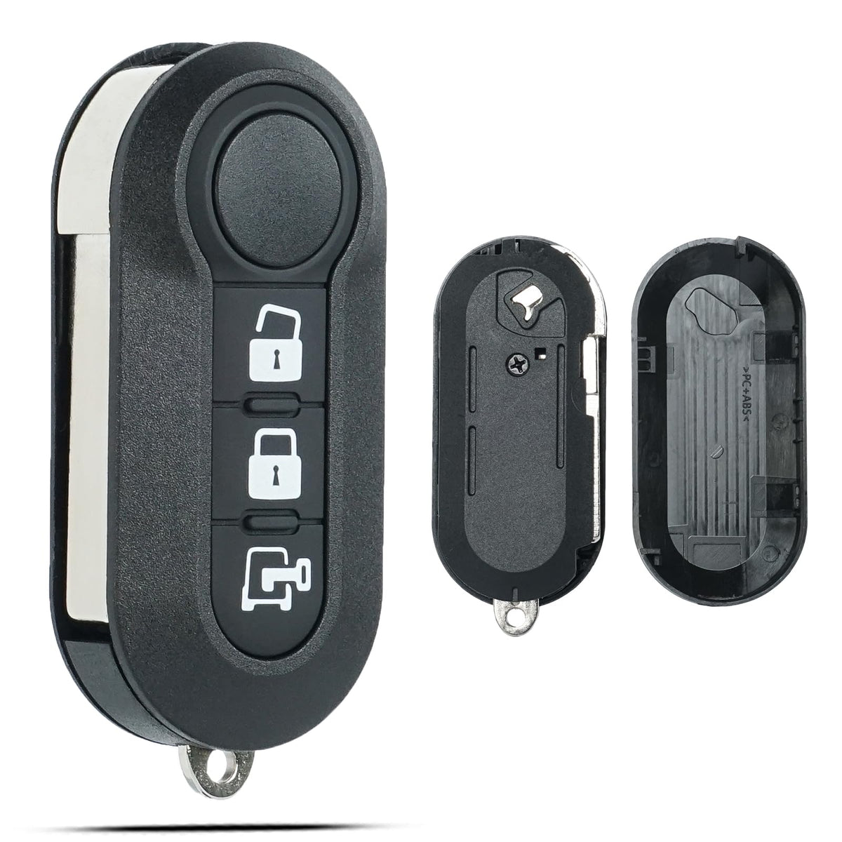 SUPALAND key fob shell open view for ProMaster remotes enables simple swap