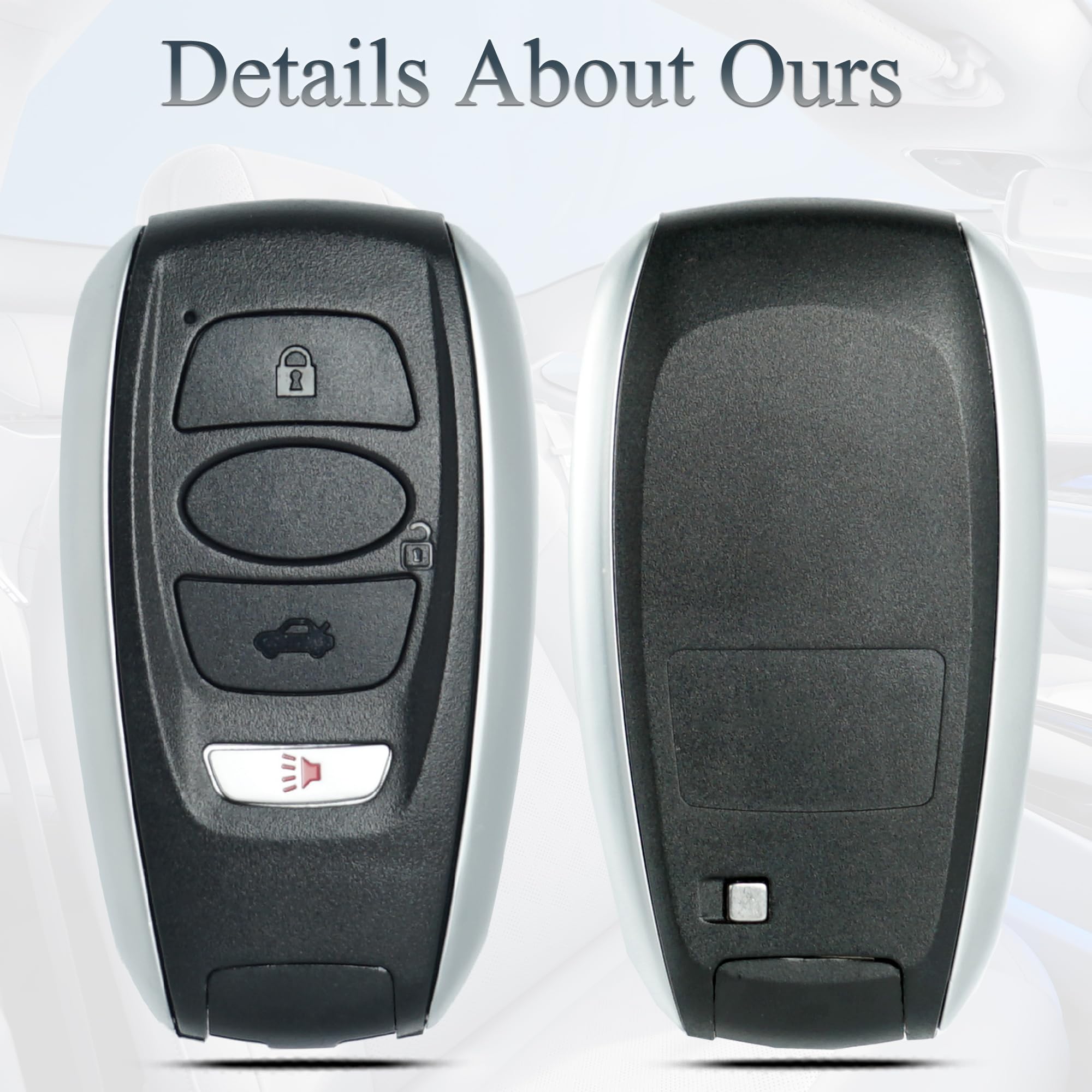 SUPALAND key fob shell for Subaru Crosstrek, ready for quick replacement.