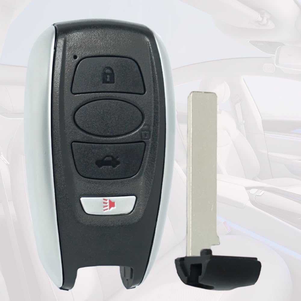 SUPALAND key fob shell for Subaru Forester, durable mixed-material construction.