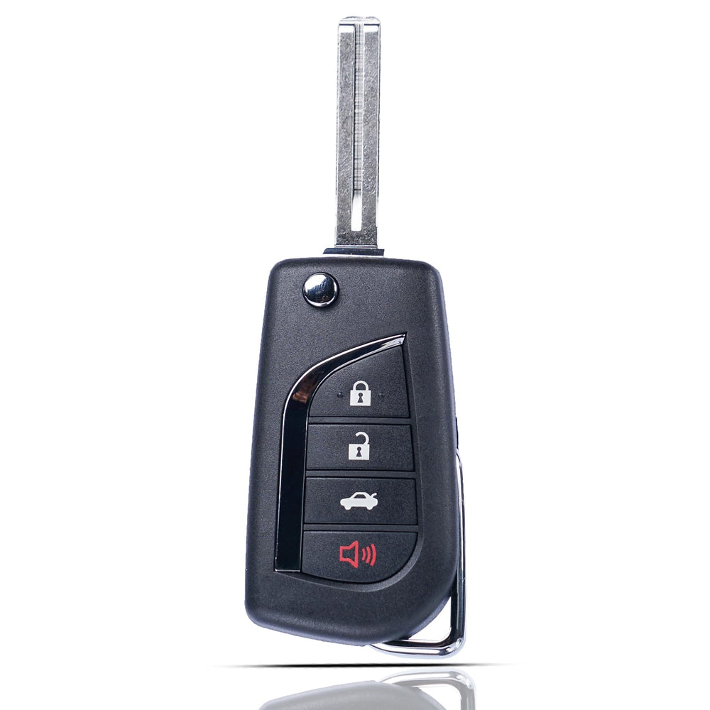 Supaland key fob for Toyota Camry front view with four-button remote.
