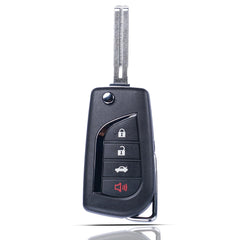 Supaland key fob for Toyota Camry front view with four-button remote.