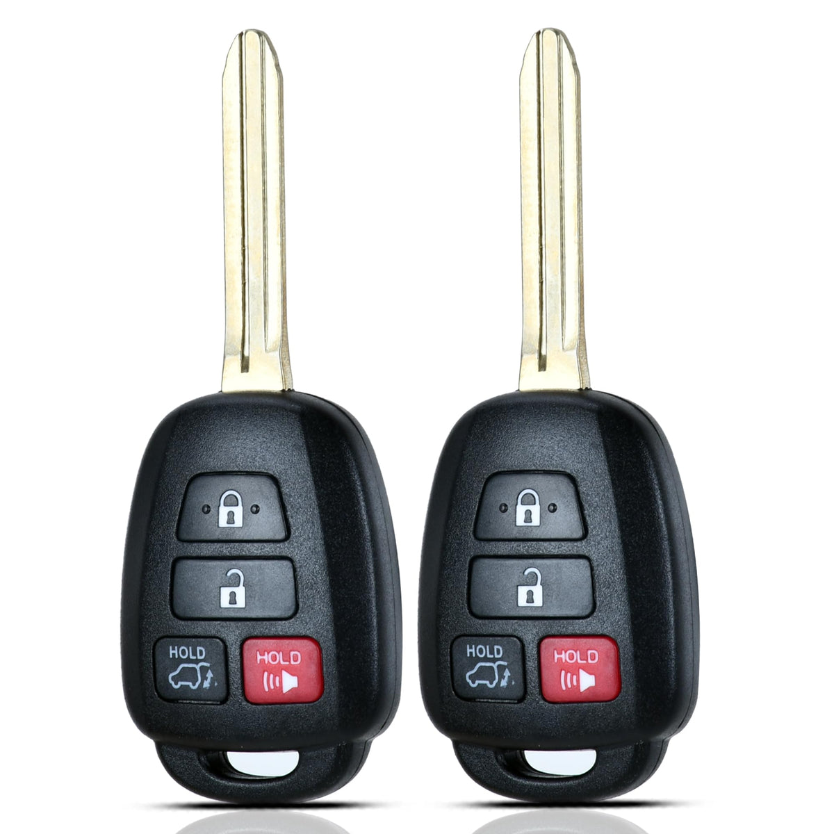 Supaland key fob for Toyota RAV4 4-button with easy remote access