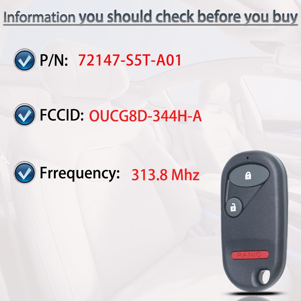 SUPALAND key fob back view with compact design for easy use