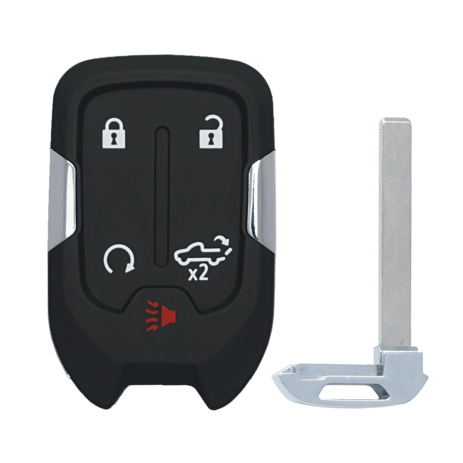 SUPALAND keyless remote for GMC Sierra front view, compact design