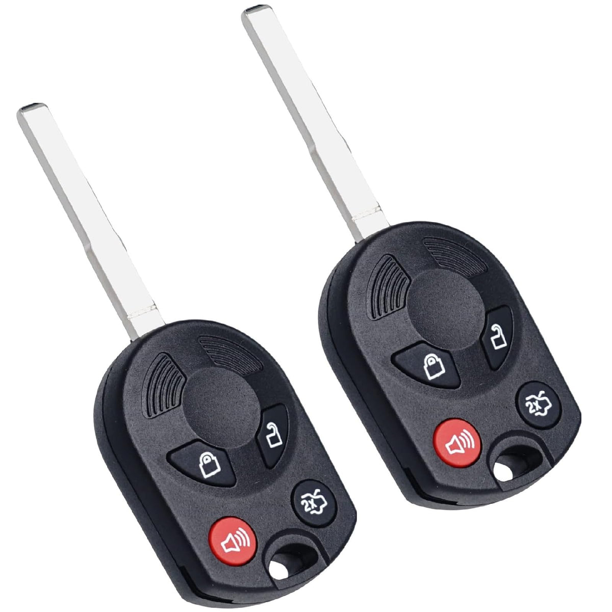 SUPALAND keyless remote for Ford Focus front view with pre-installed electronics