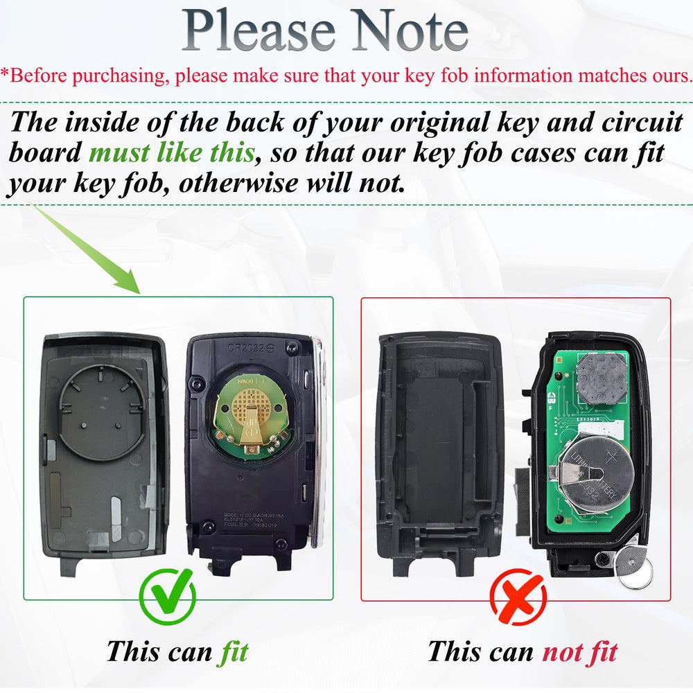 SUPALAND Land Rover key shell back view showing rugged casing and secure fit
