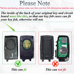 SUPALAND Land Rover key shell back view showing rugged casing and secure fit