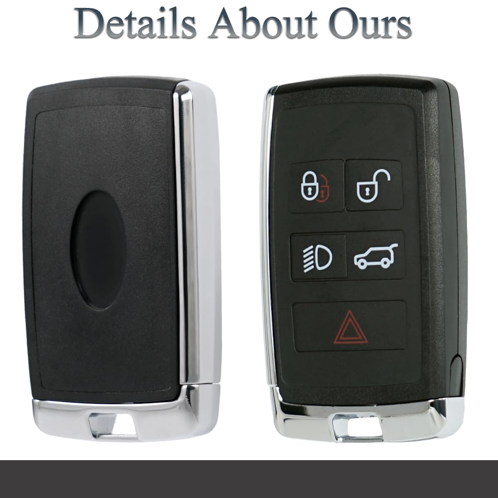 SUPALAND Land Rover key shell fitment comparison verifying compatibility across models