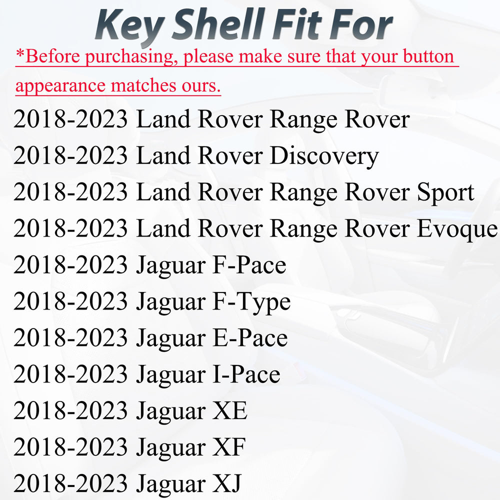 SUPALAND Land Rover key shell side detail highlighting slim profile for pocket carry