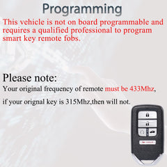 Push-start design compatible with modern Honda vehicles by SUPALAND.