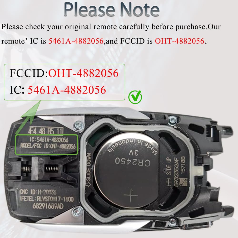 SUPALAND RAM 1500 fob electronics board with pre-installed battery