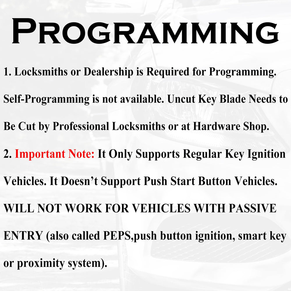 SUPALAND remote fob close-up, ready-to-program for Dodge Ram series.