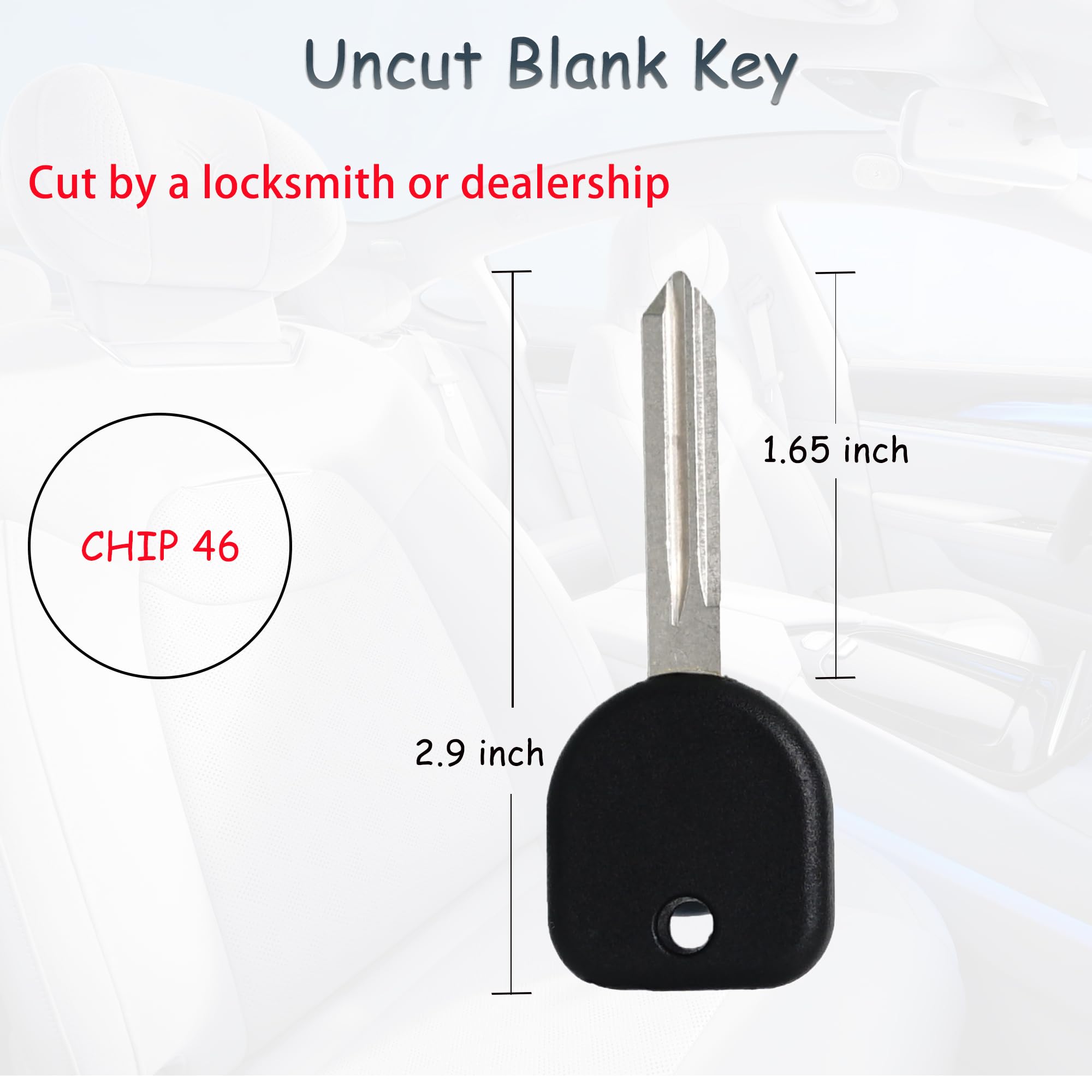 SUPALAND remote for Saturn Aura/Sky; replacement key with blade included.