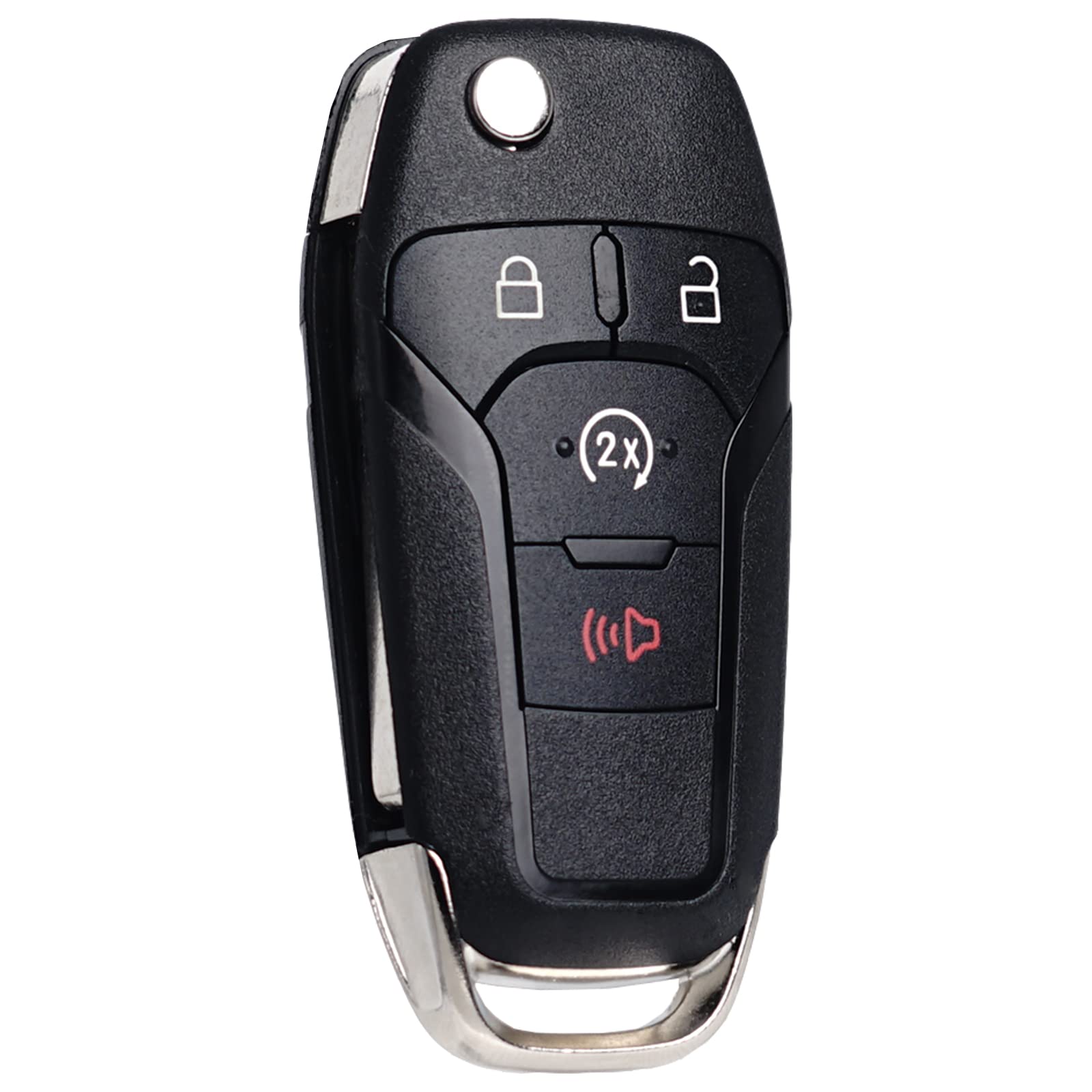 SUPALAND remote start fob compatibility label confirms FCC ID and vehicle fit.