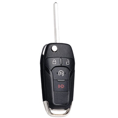 SUPALAND remote start fob for Ford F-150 side view with compact design for one-handed use.