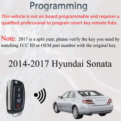 SUPALAND TQ8-RKE-4F16 remote for reliable Hyundai access