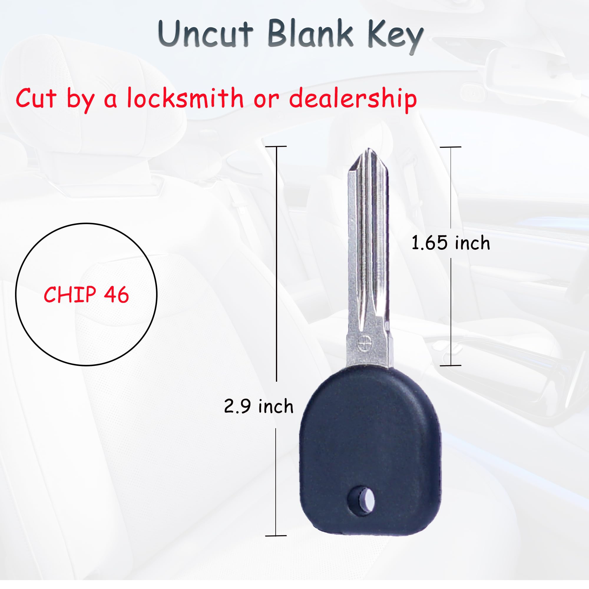 SUPALAND two fobs and two blade keys for versatile vehicle access