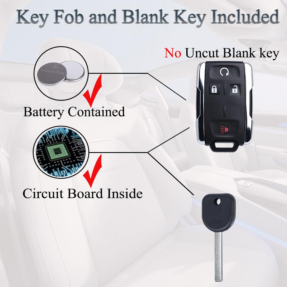 SUPALAND uncut ignition key with 46 chip, ready for cutting