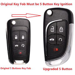 SUPALAND key fob for Chevy Equinox showing compact design and electronics.