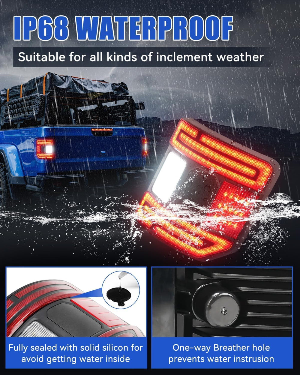 SUPAREE Gladiator JT specific-fit tail light for precise installation
