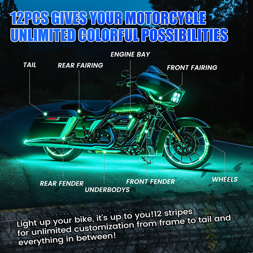 SUPAREE IP68 waterproof sealed strips endure rain and rough roads