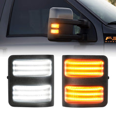 SUPAREE LED switchback left mirror light for F-Series enhances daytime visibility during turns