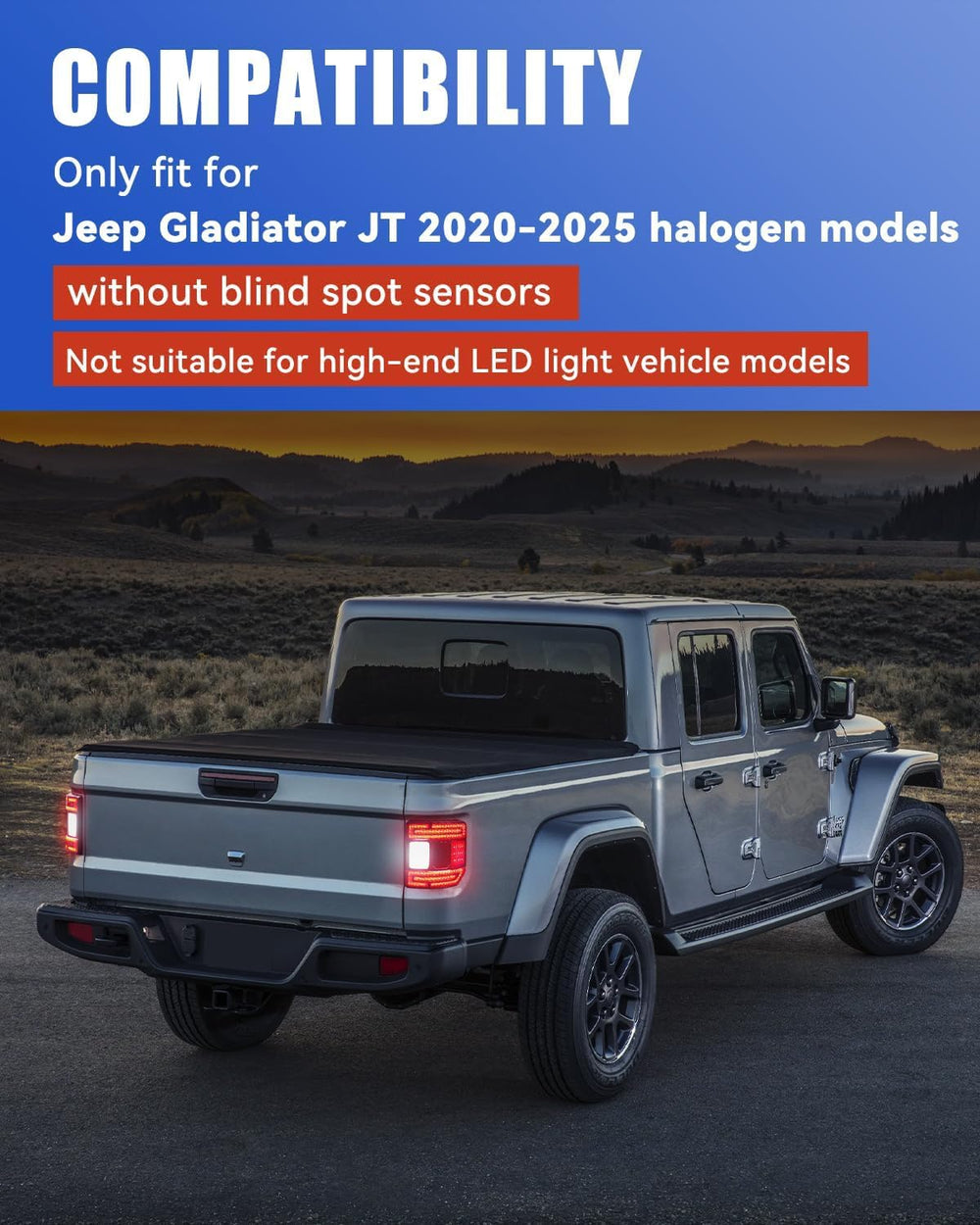 SUPAREE precision-sealed tail light housing for Jeep Gladiator JT resilience