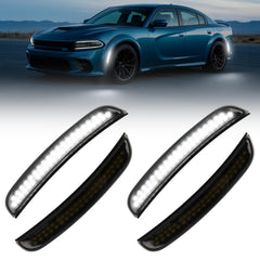 SUPAREE white LED front side marker for Dodge Charger improves daytime and nighttime visibility.