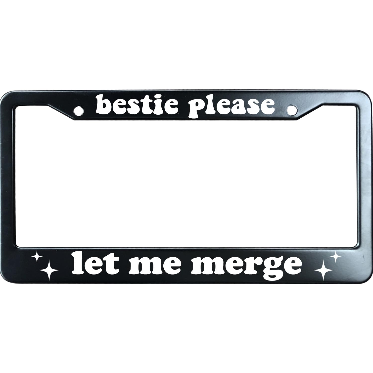 Supdanautodechere Bestie license plate frame with UV print boosts car styling and acts as a fun gift